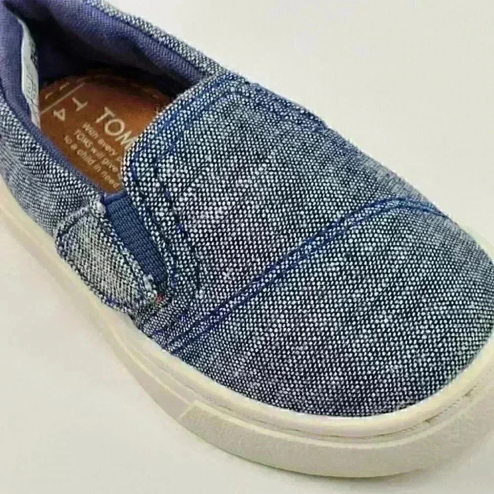 Toms Unisex Kids’ Size 4 Tiny Luca Slip-On Trainer - Picture 6 of 11
